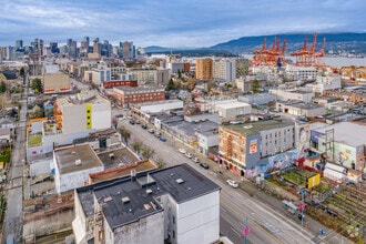 717-727 E Hastings St, Vancouver, BC - Vue aérienne vue de carte