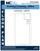 604 W Bethany Dr, Allen, TX à louer Plan d’étage– Image 1 sur 1