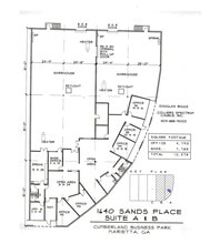 1640 Sands Pl SE, Marietta, GA à louer Plan d’étage– Image 1 sur 1