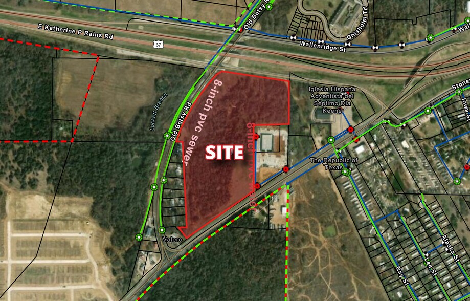 SEQ US 67 & FM 2280, Keene, TX à vendre - Photo de l’immeuble – Image 2 sur 3