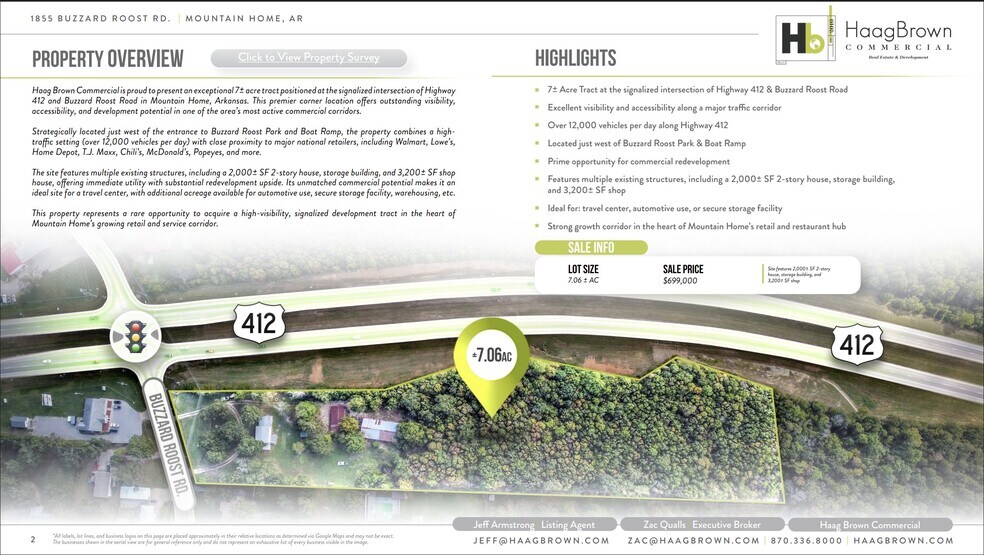 1855 Buzzard Roost rd, Mountain Home, AR à vendre - Photo de l’immeuble – Image 2 sur 9