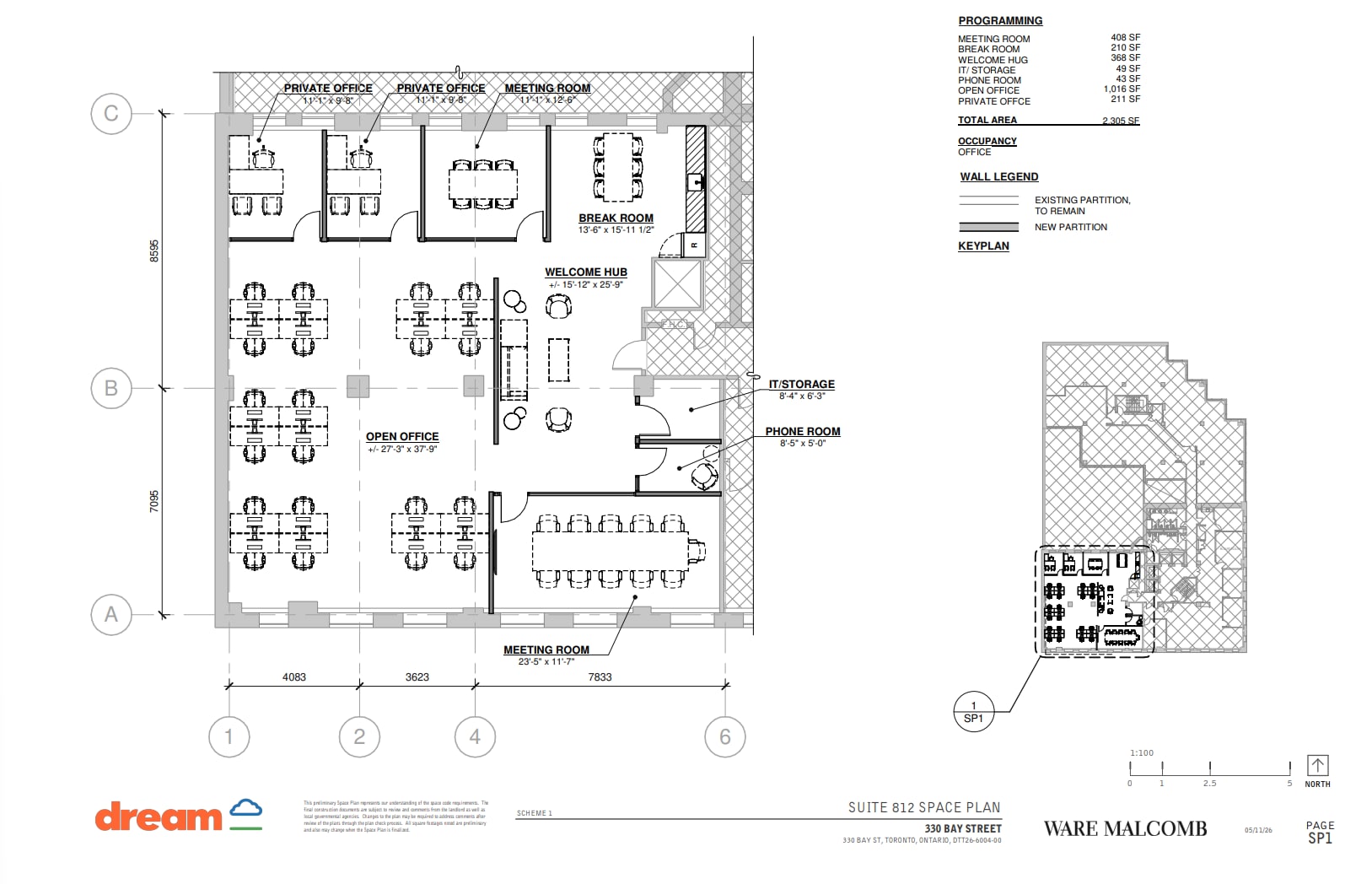 330 Bay St, Toronto, ON à louer Plan d’étage– Image 1 sur 1