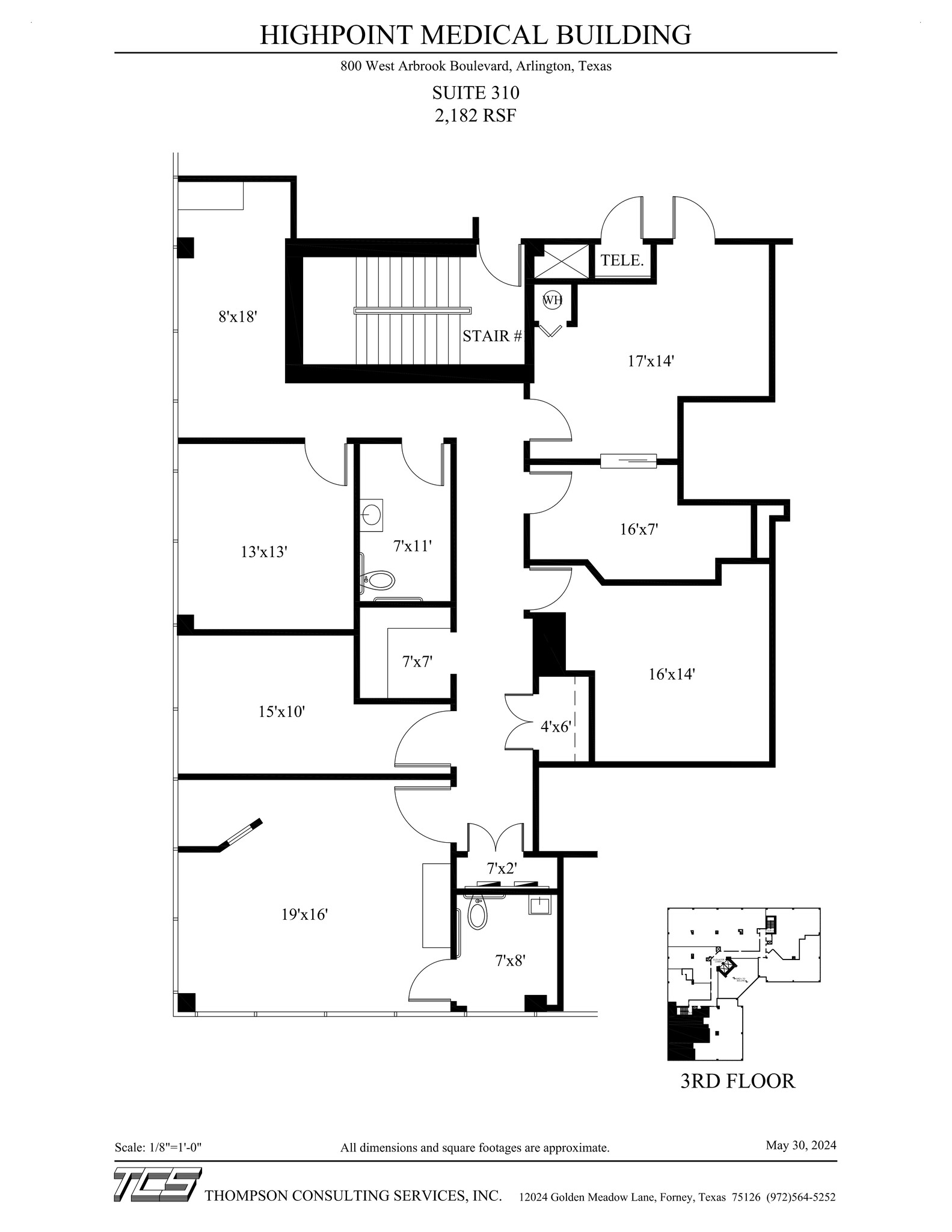 800 W Arbrook Blvd, Arlington, TX à louer Plan de site– Image 1 sur 1