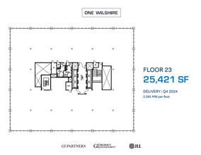 624 S Grand Ave, Los Angeles, CA à louer Plan d’étage– Image 1 sur 1