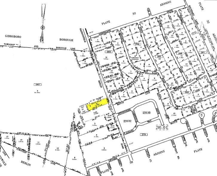 1224 Berlin Rd, Voorhees, NJ à vendre - Plan cadastral – Image 2 sur 5