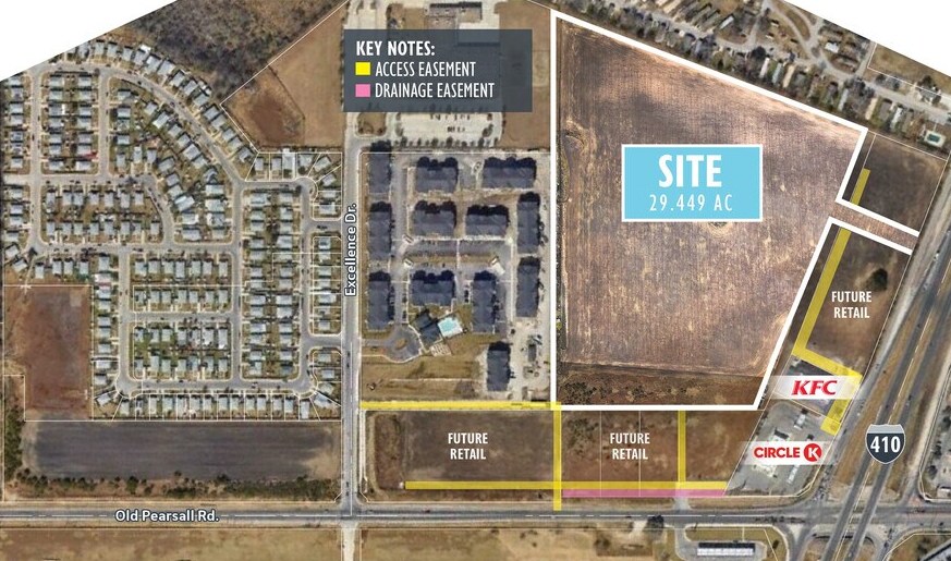Old Pearsall Rd, San Antonio, TX à vendre - Aérien – Image 2 sur 3