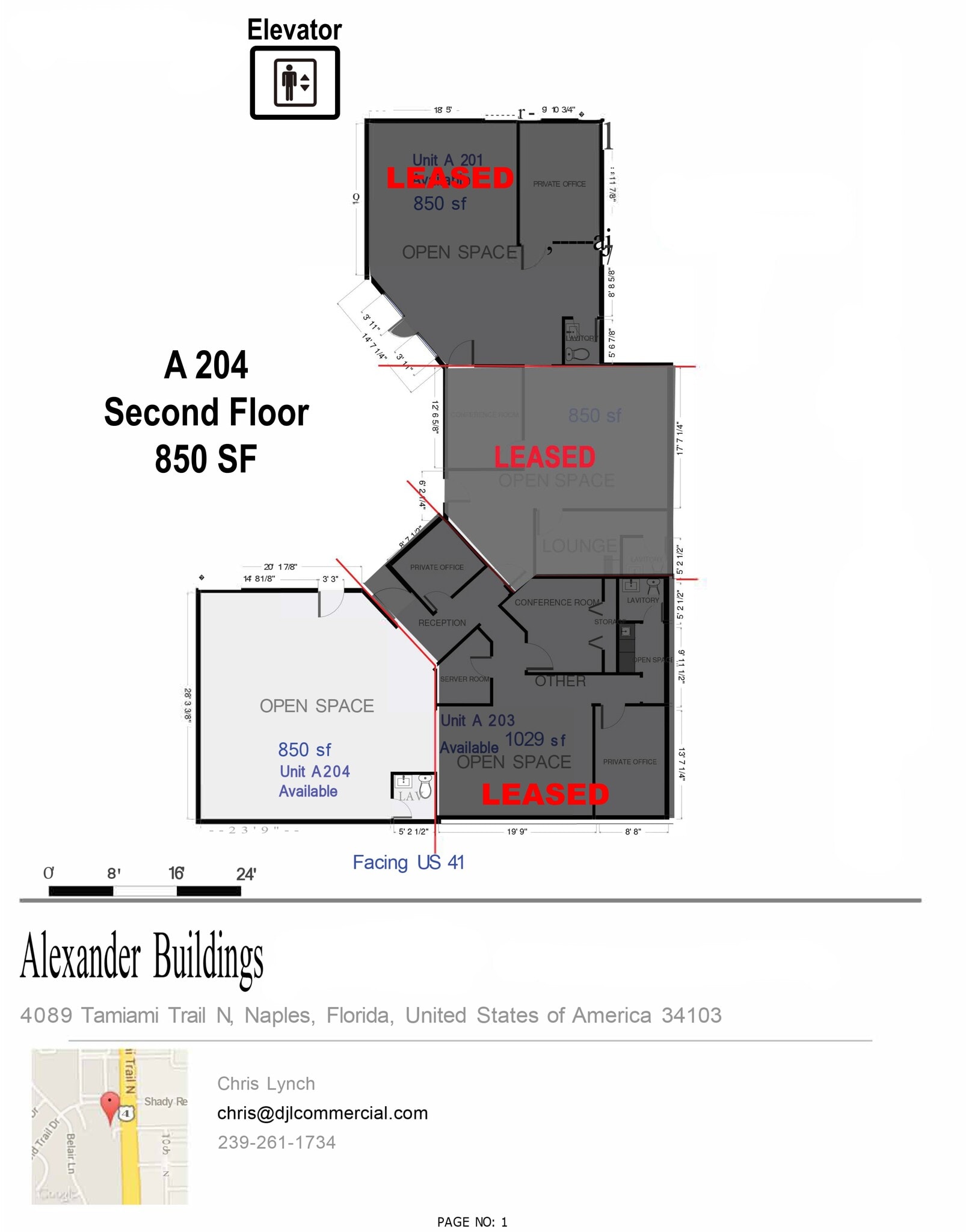 4077-4089 Tamiami Trl N, Naples, FL à louer Plan de site– Image 1 sur 1