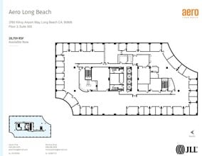 3900 Kilroy Airport Way, Long Beach, CA à louer Plan d’étage– Image 1 sur 1