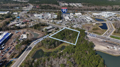 Cr-210, Saint Augustine, FL - VUE AÉRIENNE  vue de carte - Image1