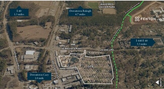 Plus de détails pour 607 Cedar St, Cary, NC - Terrain à vendre