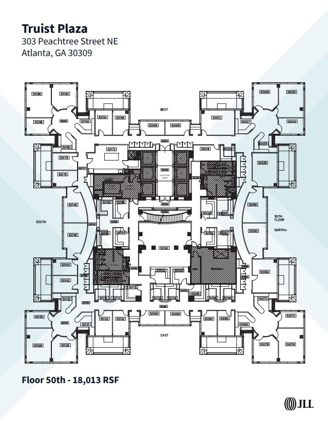 303 Peachtree St Ne, Atlanta, GA à louer Plan d’étage– Image 1 sur 1