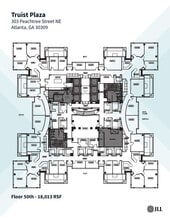303 Peachtree St Ne, Atlanta, GA à louer Plan d’étage– Image 1 sur 1