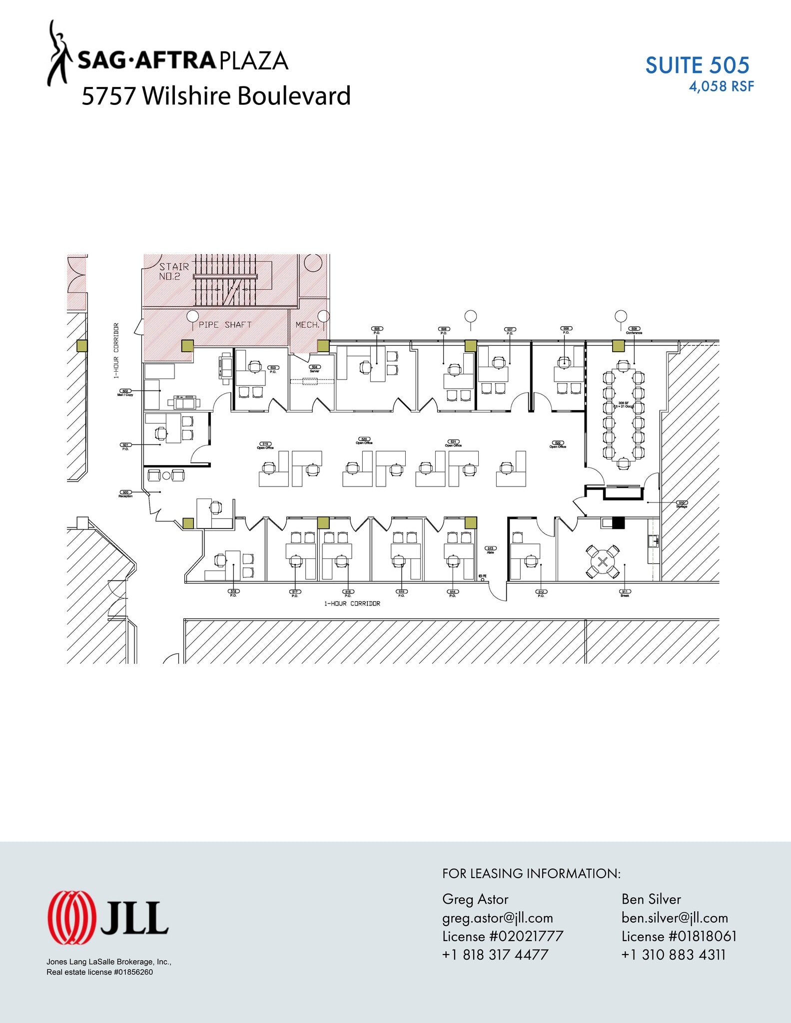 5757 Wilshire Blvd, Los Angeles, CA à louer Plan de site– Image 1 sur 1