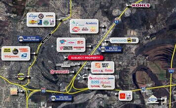 4501-4507 Fairway Ave, North Little Rock, AR - Vue aérienne vue de carte