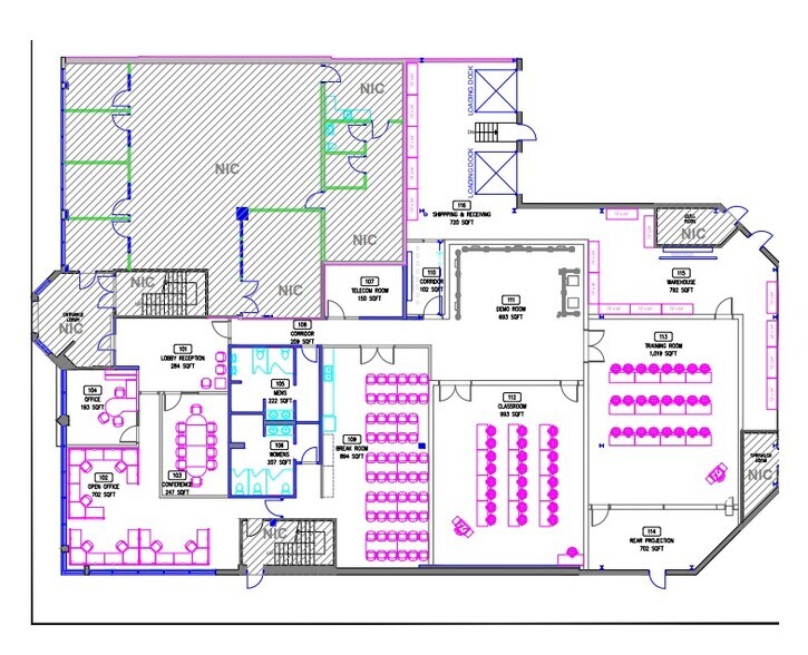 2110-2120 Matheson Blvd E, Mississauga, ON à louer - Plan d’étage – Image 1 sur 1