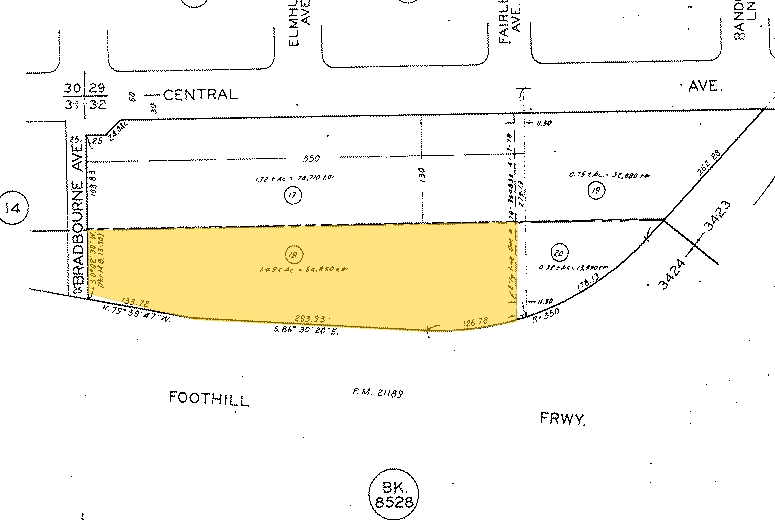 2076 Central Ave, Duarte, CA à louer - Plan cadastral – Image 3 sur 4
