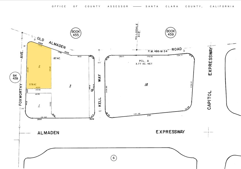 1084 Foxworthy Ave, San Jose, CA à louer - Plan cadastral – Image 3 sur 10