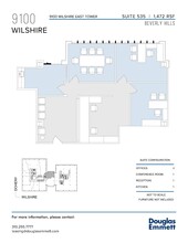 9100 Wilshire Blvd, Beverly Hills, CA à louer Plan d’étage– Image 1 sur 1