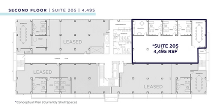 160 Newtown Rd, Virginia Beach, VA à louer Plan d’étage– Image 1 sur 1