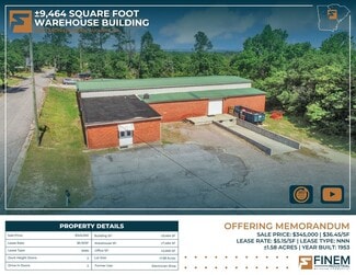 Plus de détails pour 2110 Vandivere Rd, Augusta, GA - Local d'activités à louer