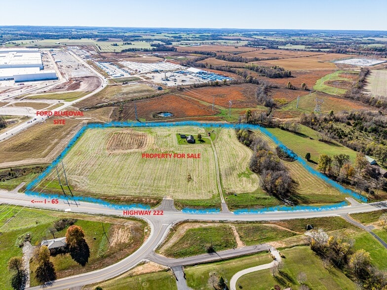 1055 Glendale Hodgenville Rd W, Glendale, KY à vendre - Aérien – Image 3 sur 9