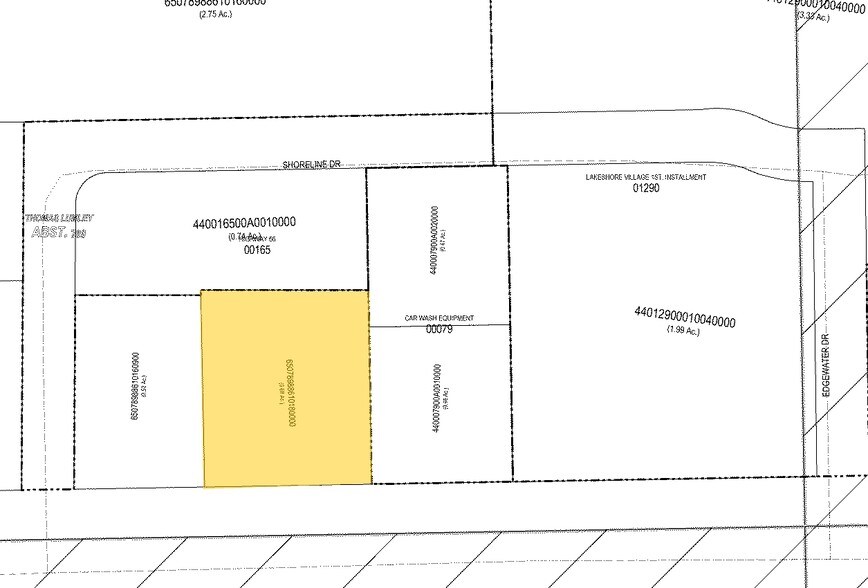 5321 Lakeview Pky, Rowlett, TX à louer - Plan cadastral – Image 2 sur 4