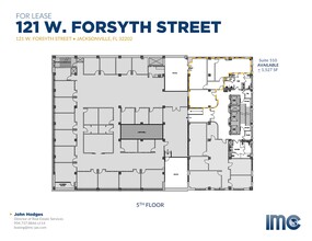 121 W Forsyth St, Jacksonville, FL à louer Plan de site– Image 1 sur 1