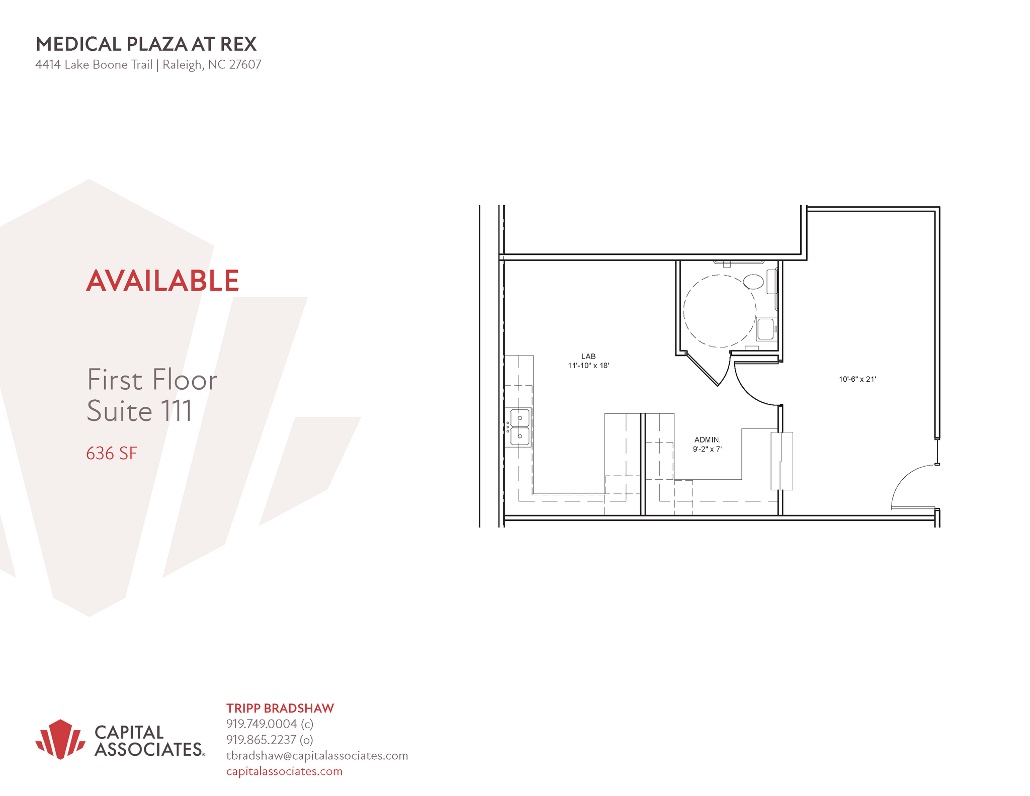 4414 Lake Boone Trl, Raleigh, NC à louer Plan d’étage– Image 1 sur 1