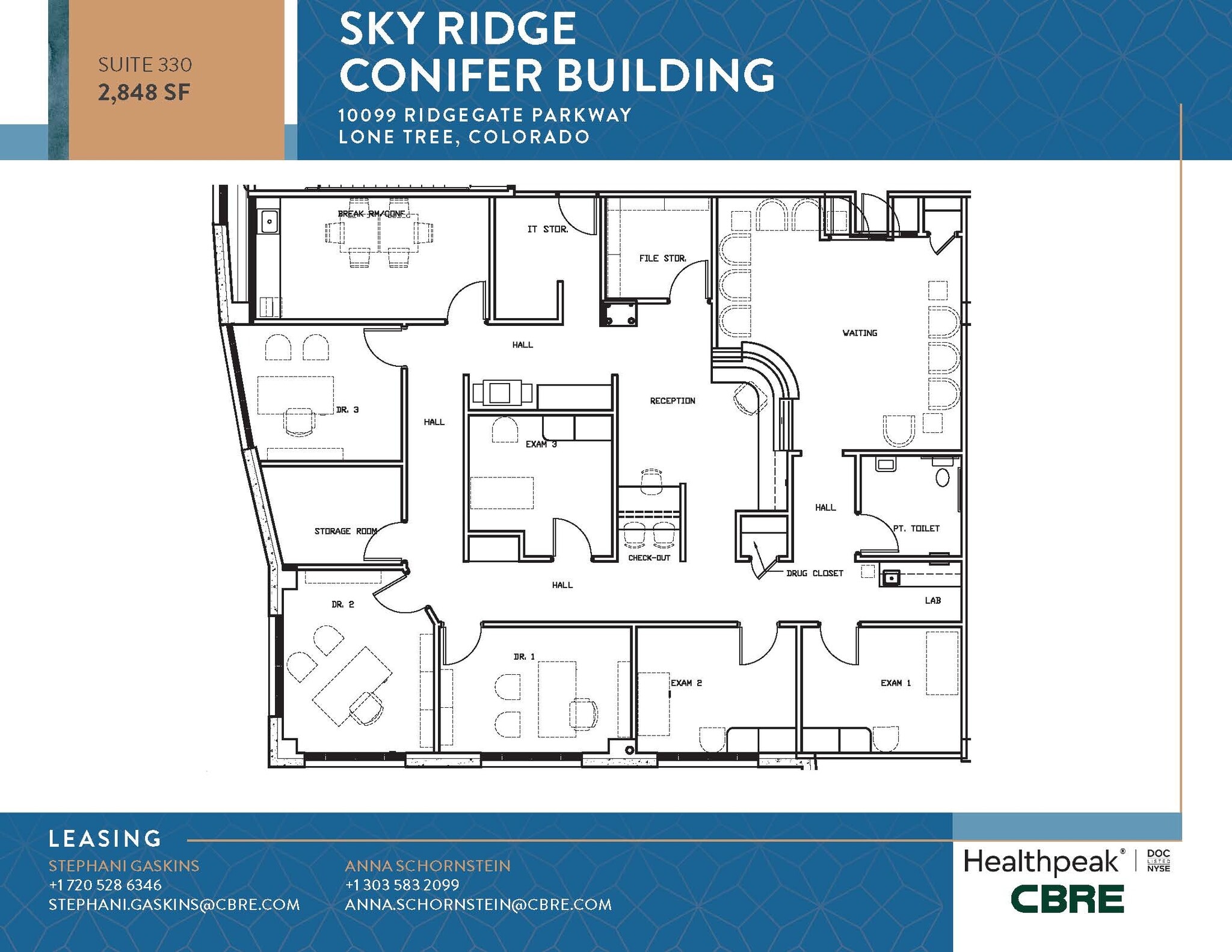 10535 Park Meadows Blvd, Lone Tree, CO à louer Plan d’étage– Image 1 sur 1