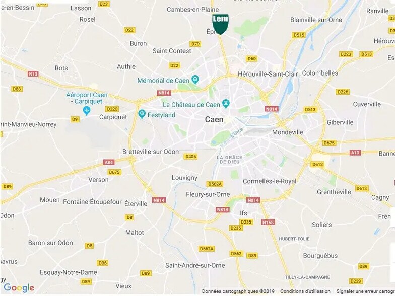 Bureau dans Épron à louer - Plan d’étage – Image 3 sur 4