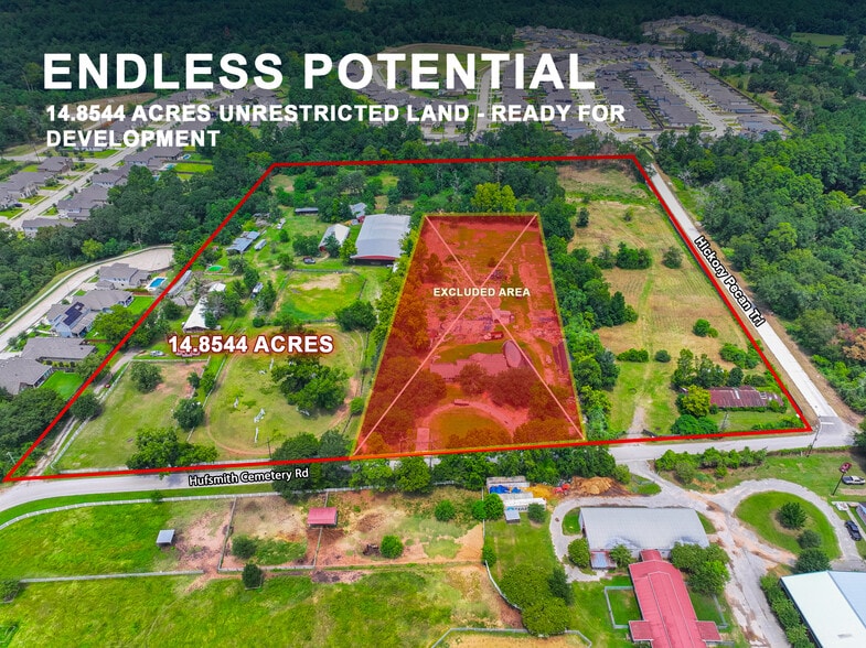 25635 Hufsmith Cemetery Rd, Tomball, TX à vendre - Aérien – Image 2 sur 22