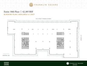 1300 I St NW, Washington, DC à louer Plan d’étage– Image 1 sur 1