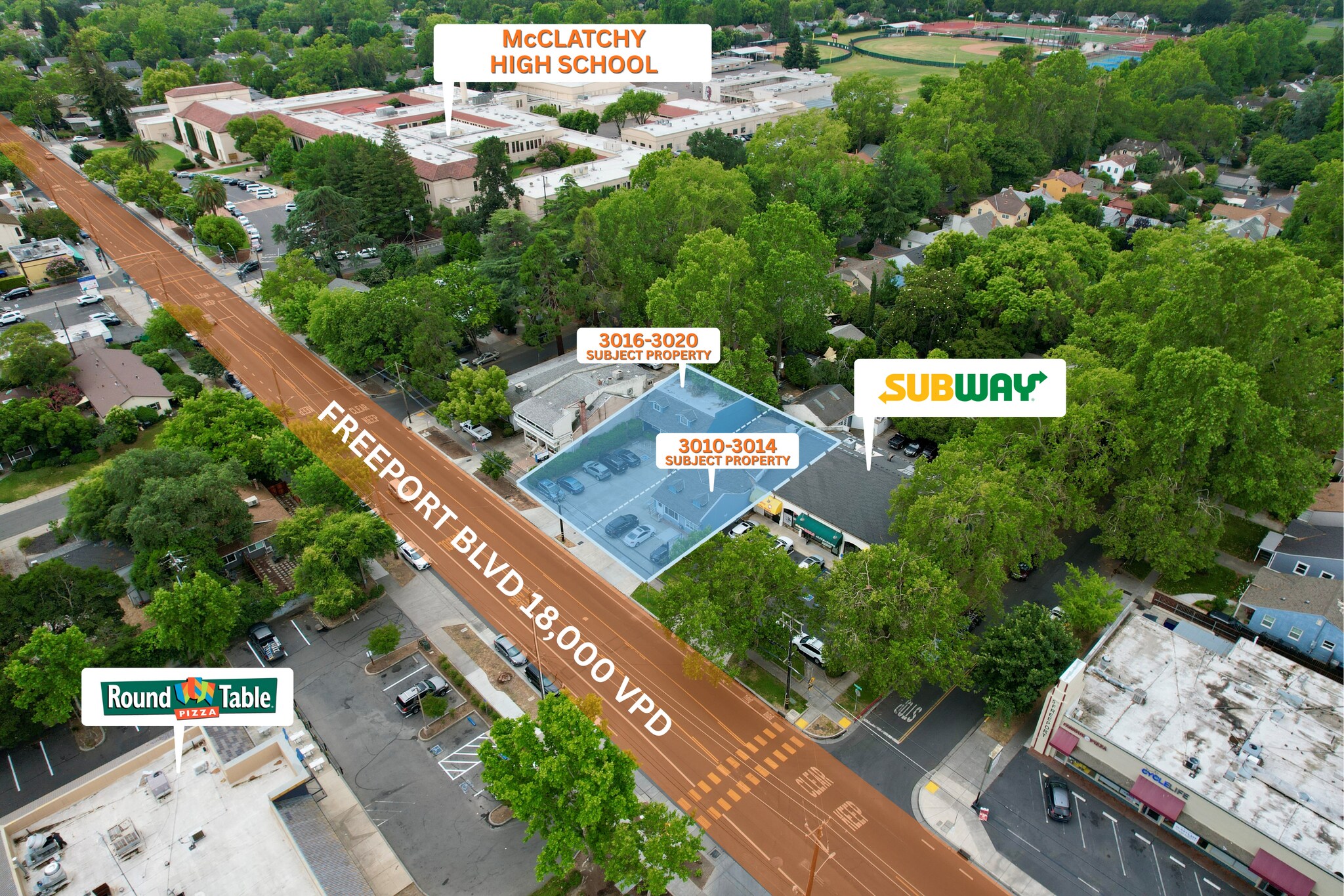 3010 Freeport Blvd, Sacramento, CA à vendre Photo principale– Image 1 sur 9