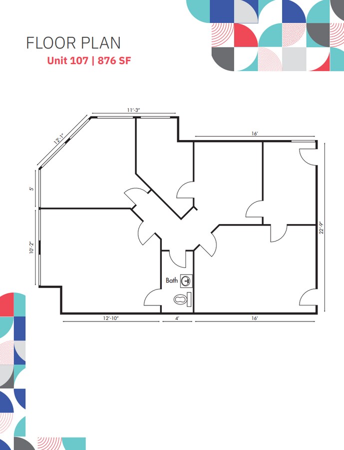 2900 Bristol St, Costa Mesa, CA 92626 - Lot 107 -  - Plan d’étage - Image 1 of 1