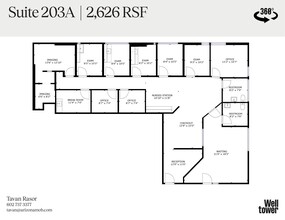 9225 N 3rd St, Phoenix, AZ à louer Plan d’étage– Image 1 sur 1