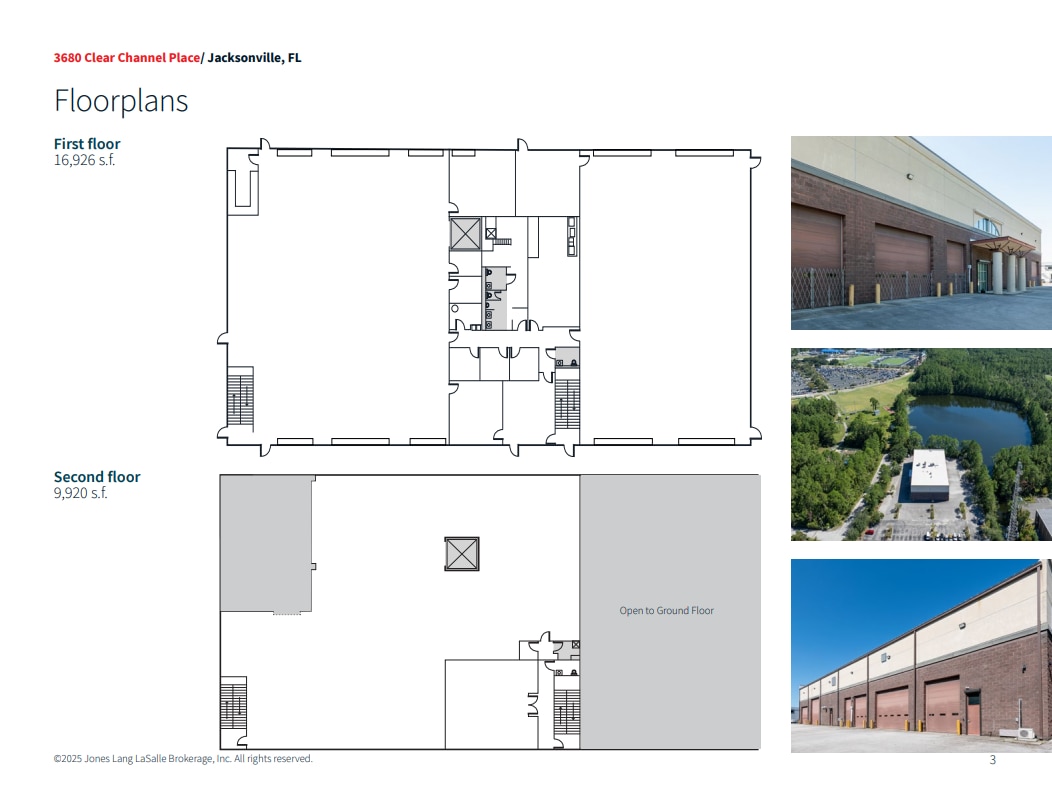 3680 Clear Channel Pl, Jacksonville, FL à louer Plan d’étage– Image 1 sur 1