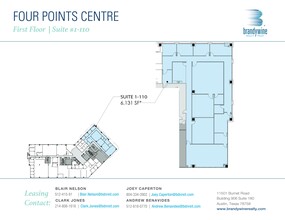 11305 Four Points Dr, Austin, TX à louer Plan de site– Image 1 sur 1