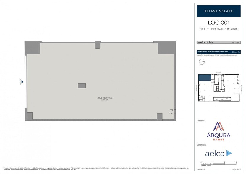 Local commercial dans Mislata, Valencia à vendre - Plan d’étage – Image 2 sur 2