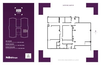 1415 W Diehl Rd, Naperville, IL à louer Plan d’étage– Image 1 sur 1