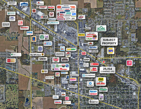 1940 Elida Rd, Lima, OH - VUE AÉRIENNE  vue de carte