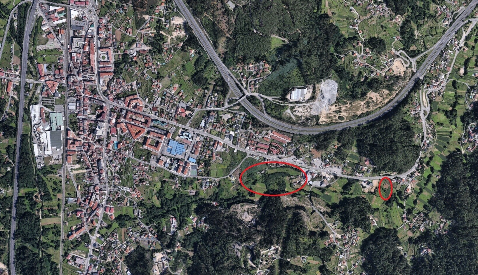 Terrain dans O Porriño, Pontevedra à vendre Aérien– Image 1 sur 4