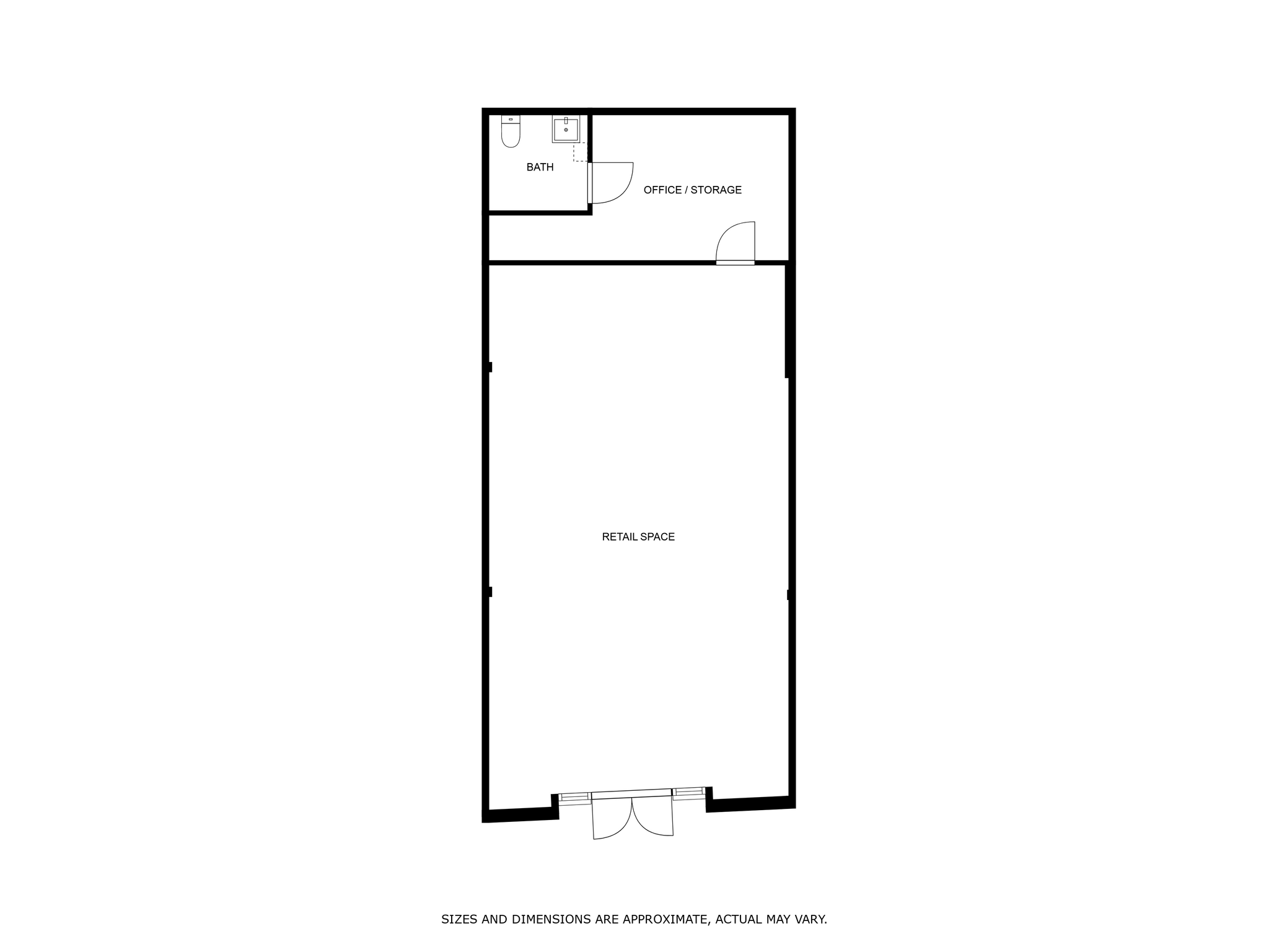 6905 El Camino Real, Atascadero, CA à louer Plan d’étage– Image 1 sur 1