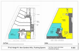 77-63 Vleigh Pl, Flushing, NY à louer Plan d’étage– Image 1 sur 2