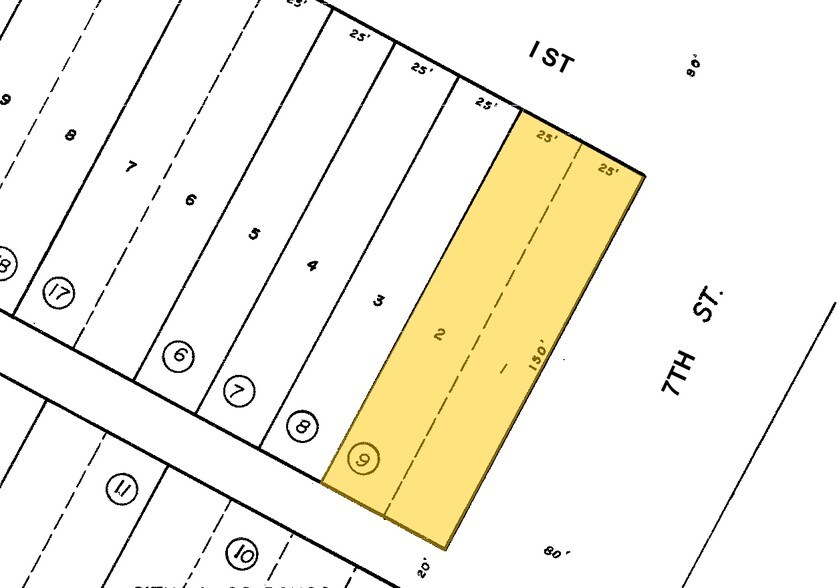 661-663 I St, Los Banos, CA à vendre - Plan cadastral – Image 3 sur 3