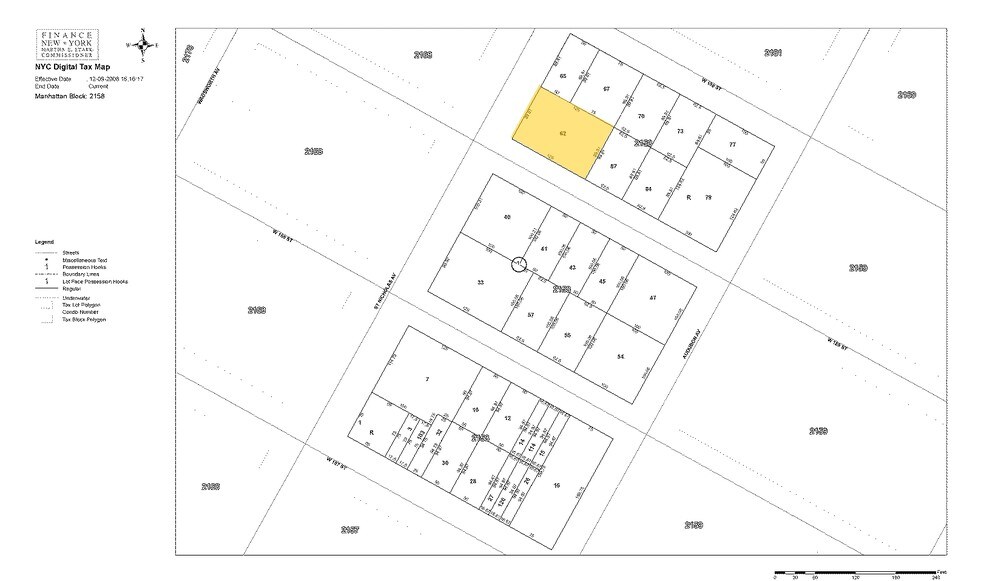 1588 Saint Nicholas Ave, New York, NY à louer - Plan cadastral – Image 3 sur 21