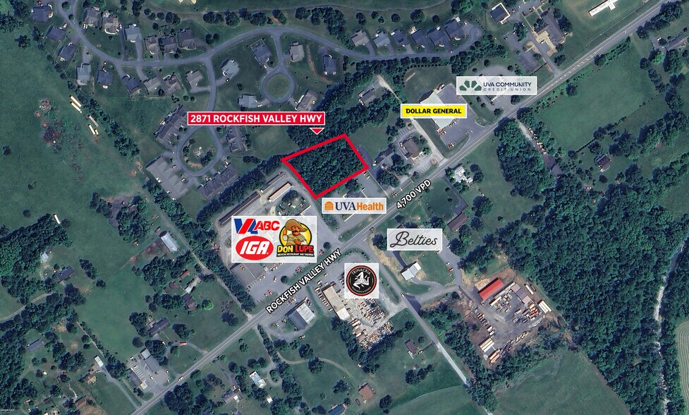2871 Rockfish Valley Hwy, Nellysford, VA à vendre - Photo principale – Image 1 sur 2