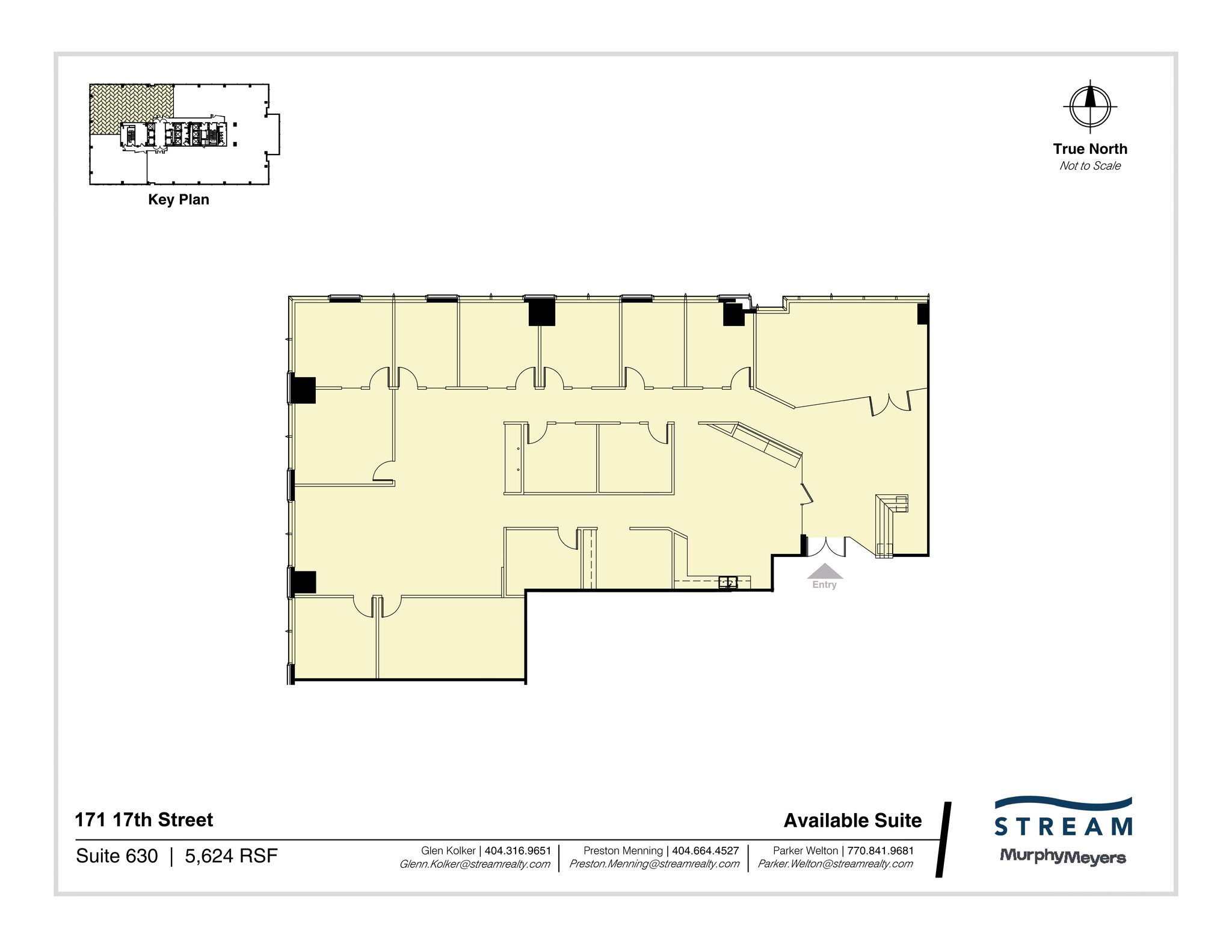 171 17th St NW, Atlanta, GA à louer Plan de site– Image 1 sur 1