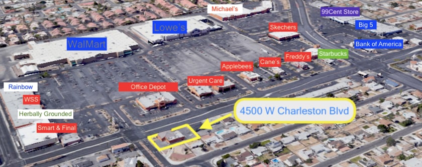 4500 W Charleston Blvd, Las Vegas, NV à vendre - Aérien – Image 3 sur 11