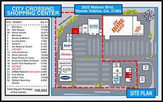 Plus de détails pour 2620-2624 Watson Blvd, Warner Robins, GA - Local commercial à louer