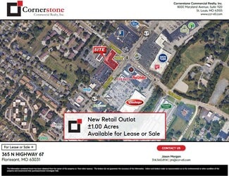 Plus de détails pour 365 N Highway 67 St, Florissant, MO - Terrain à vendre